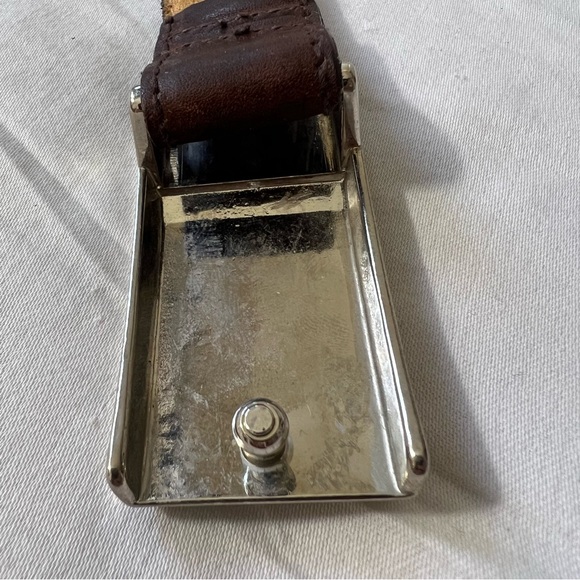 Harley Davidson Brown leather belt size 36 #98475-95V On Split Cowhide USA - Picture 8 of 9